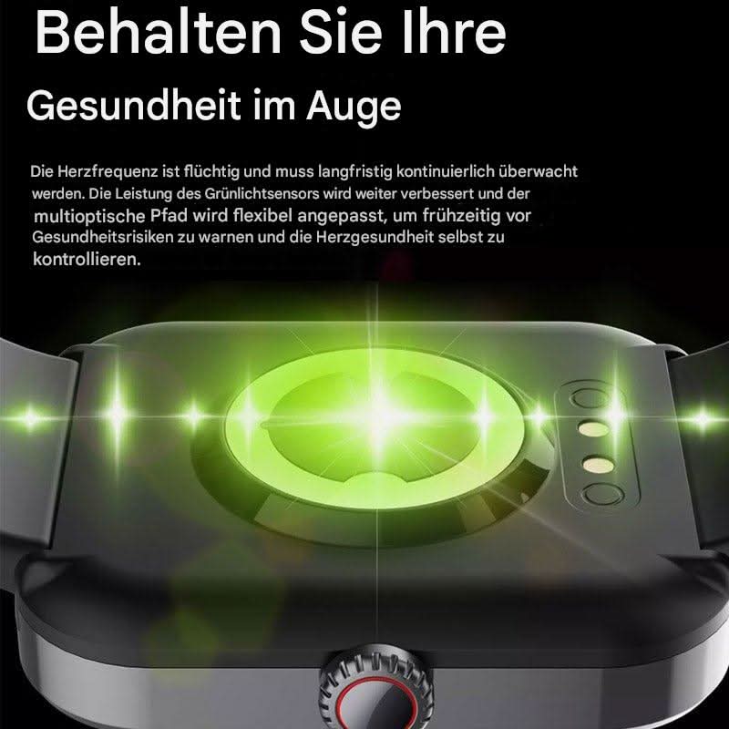 GLUCOWATCH | Blutzuckermessgerät Smartwatch mit Echtzeit-Überwachung | Schmerzfreies Tracking für Ihre Gesundheit 5