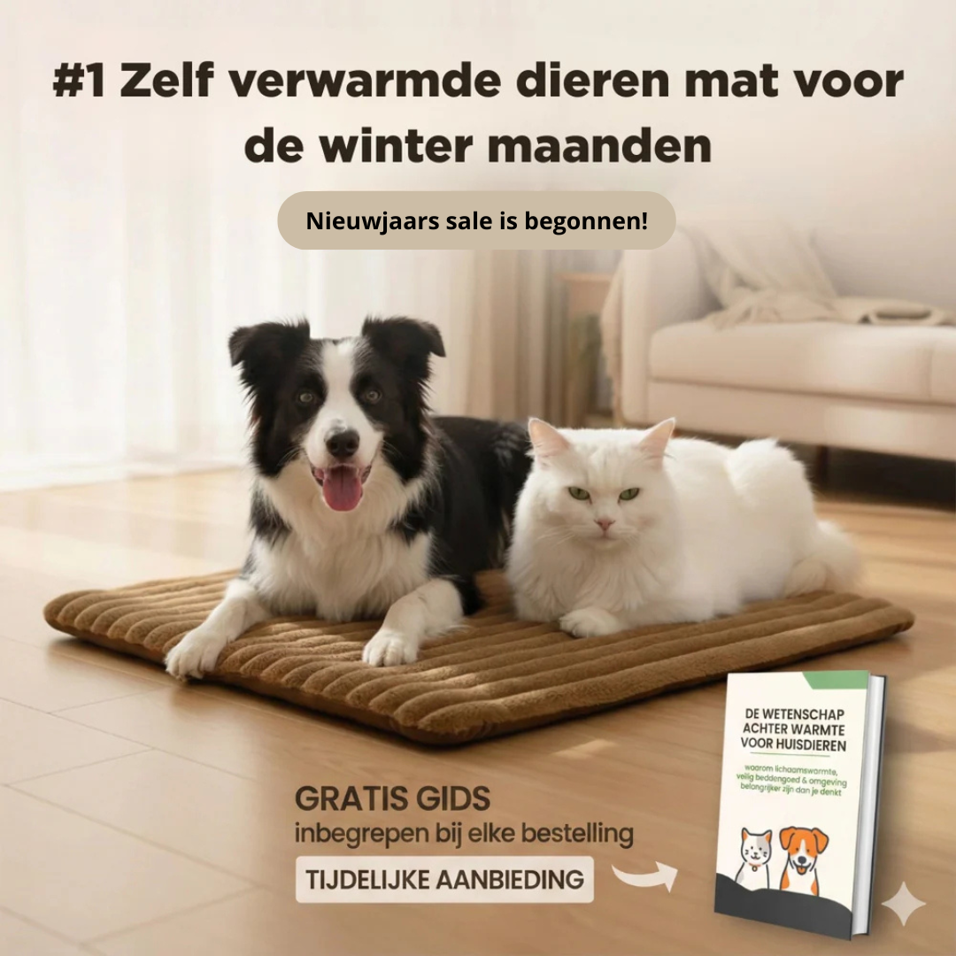 Zeg vaarwel tegen koude vloeren – geef je huisdier heerlijke, natuurlijke warmte