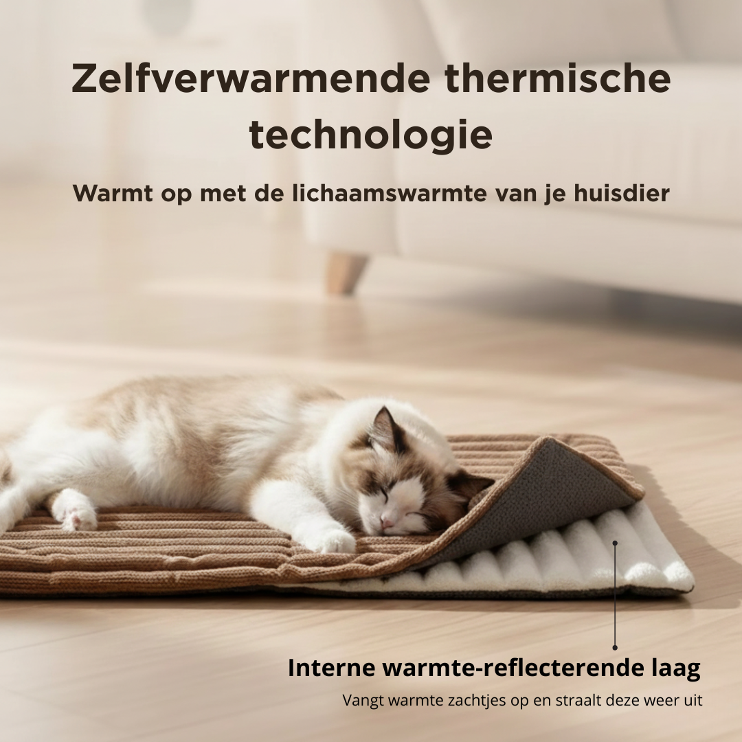 Zeg vaarwel tegen koude vloeren – geef je huisdier heerlijke, natuurlijke warmte