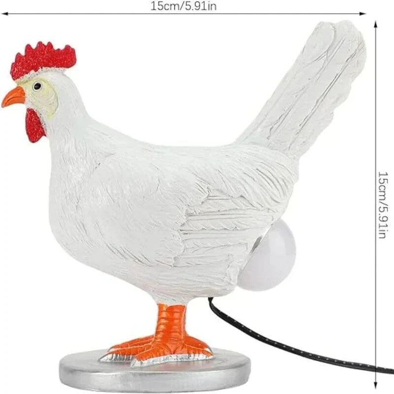 ChickLite Grappige Kippen Tafellamp - Schattige Sfeerverlichting voor Elk Huis