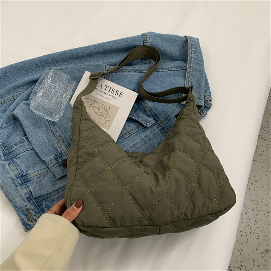 Revalki Quilted Puffer Bag