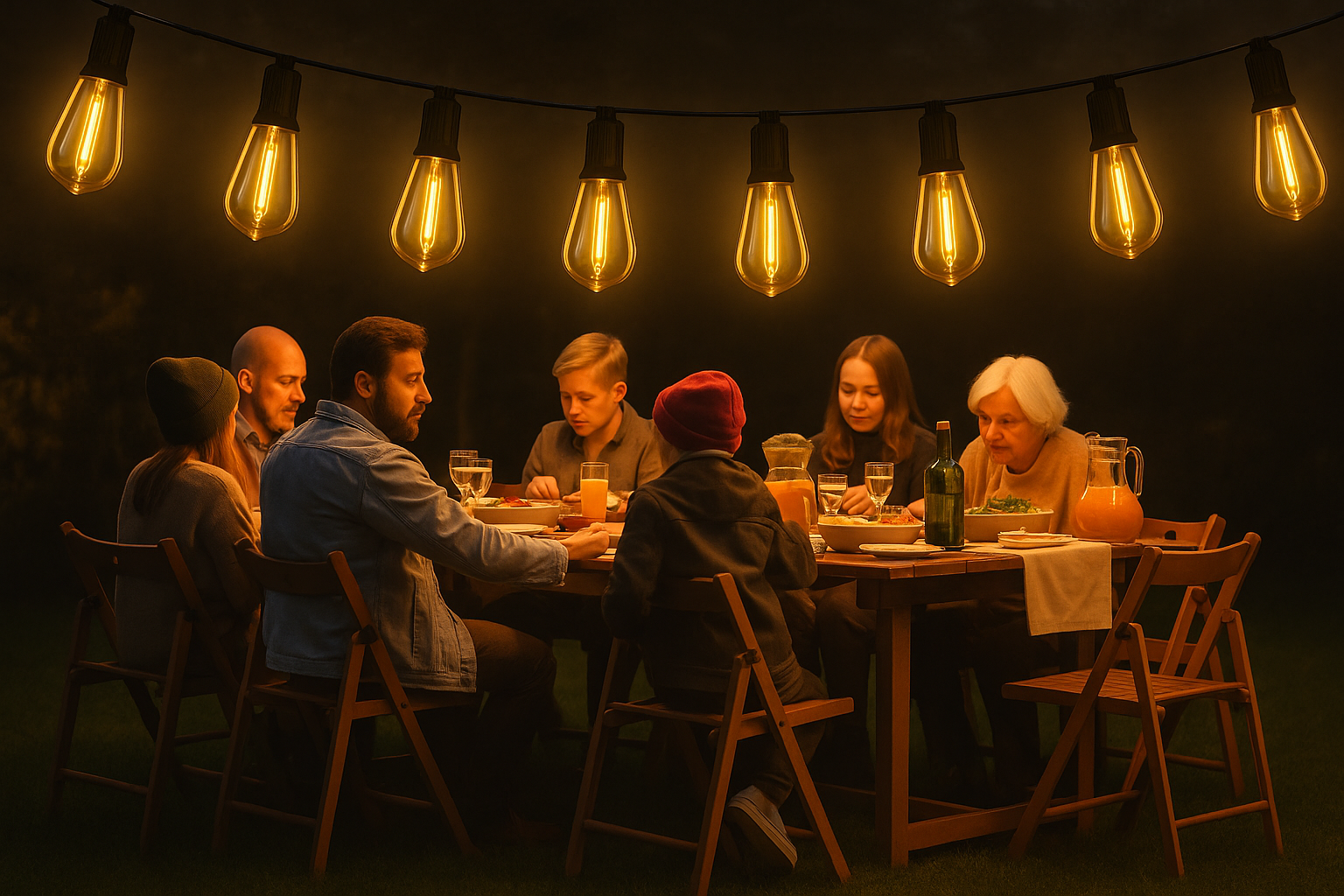 Lumora – Iluminación para fiestas exterior 25 lámparas LED – 24FT IP65 resistente