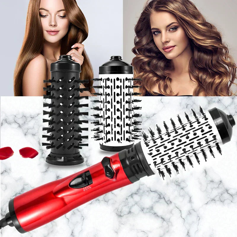 Revolveglam 3-in-1 Styler – Föhnen, Glätten & Locken mit Glanz