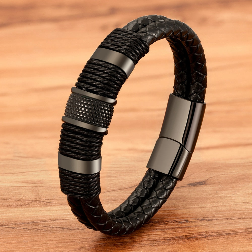 Geweven PU Leer Stijl Armband