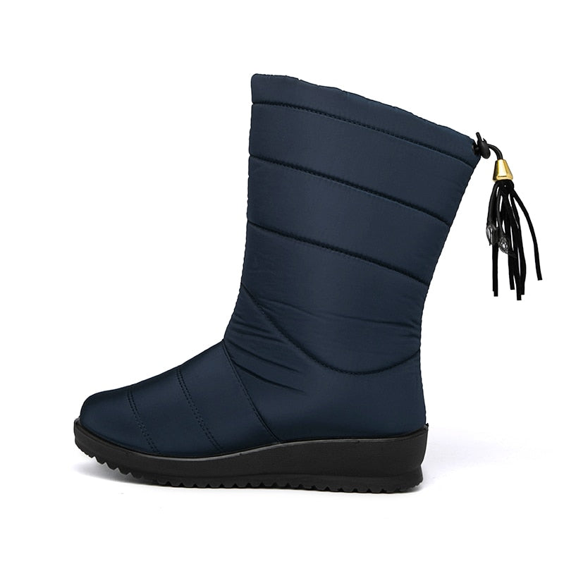 Super Warme Zachte Dames Winterlaarzen