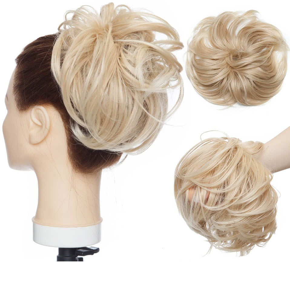 Coletero para cabello moño despeinado