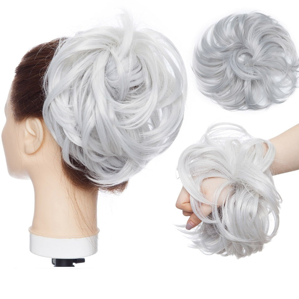 Coletero para cabello moño despeinado