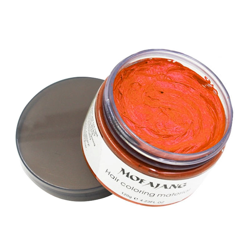Haarkleur Wax Wateroplosbaar Plantenextracten Unisex