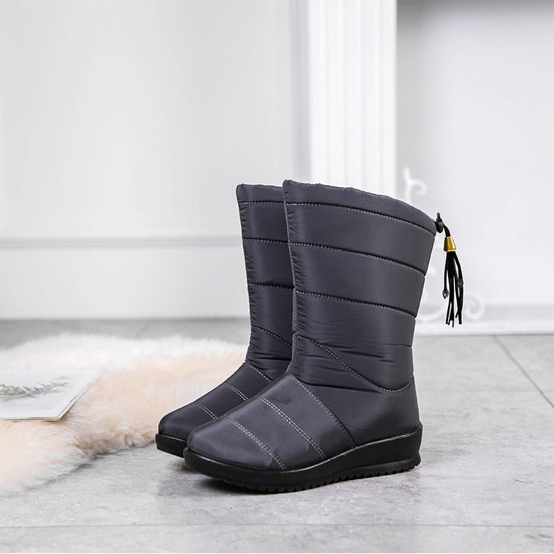 Super Warme Zachte Dames Winterlaarzen