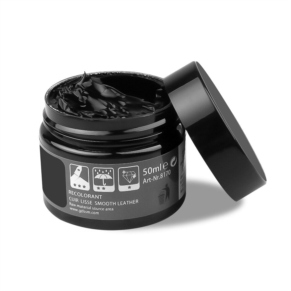 Kleurcrème – verzorgende balm voor lederlook oppervlakken en bekleding