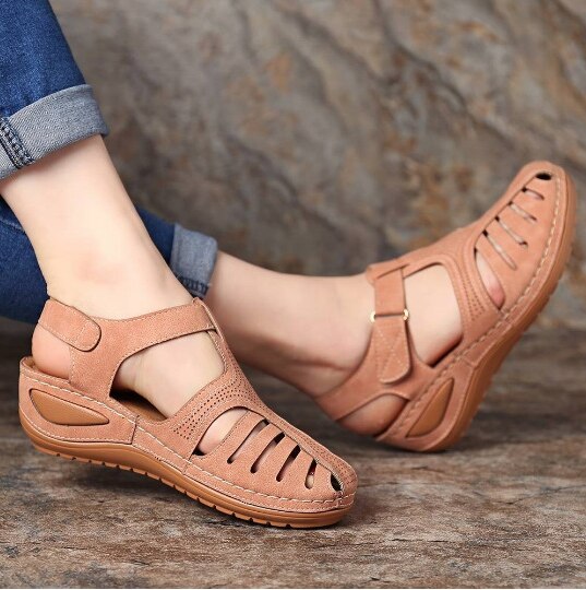 Dames sandalen – comfortabele pasvorm met open design en verstelbare band
