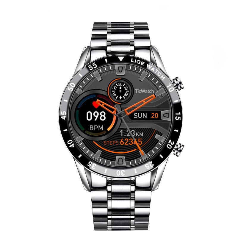 Luxury Men's Smartwatch | Multisport Mode | Health Monitoring