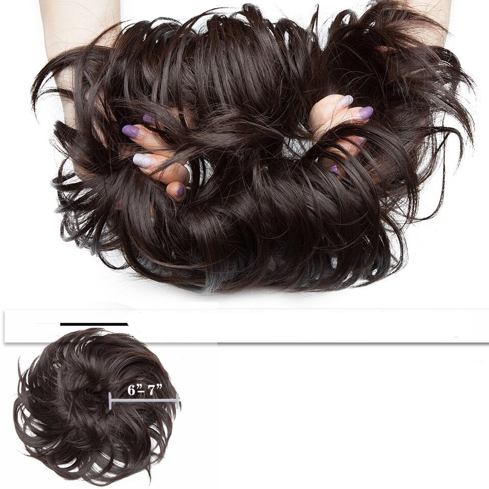 Coletero para cabello moño despeinado