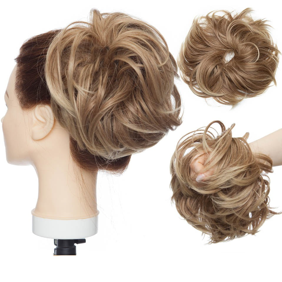 Coletero para cabello moño despeinado