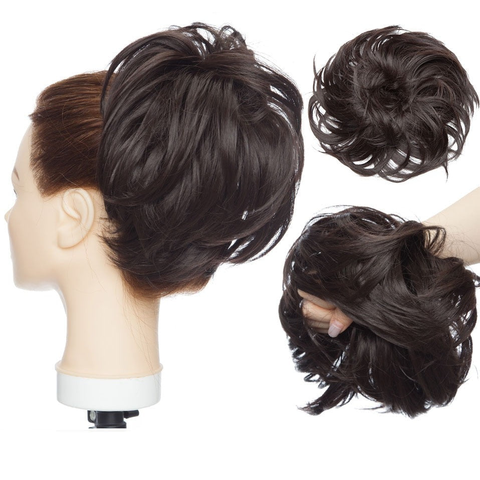 Coletero para cabello moño despeinado