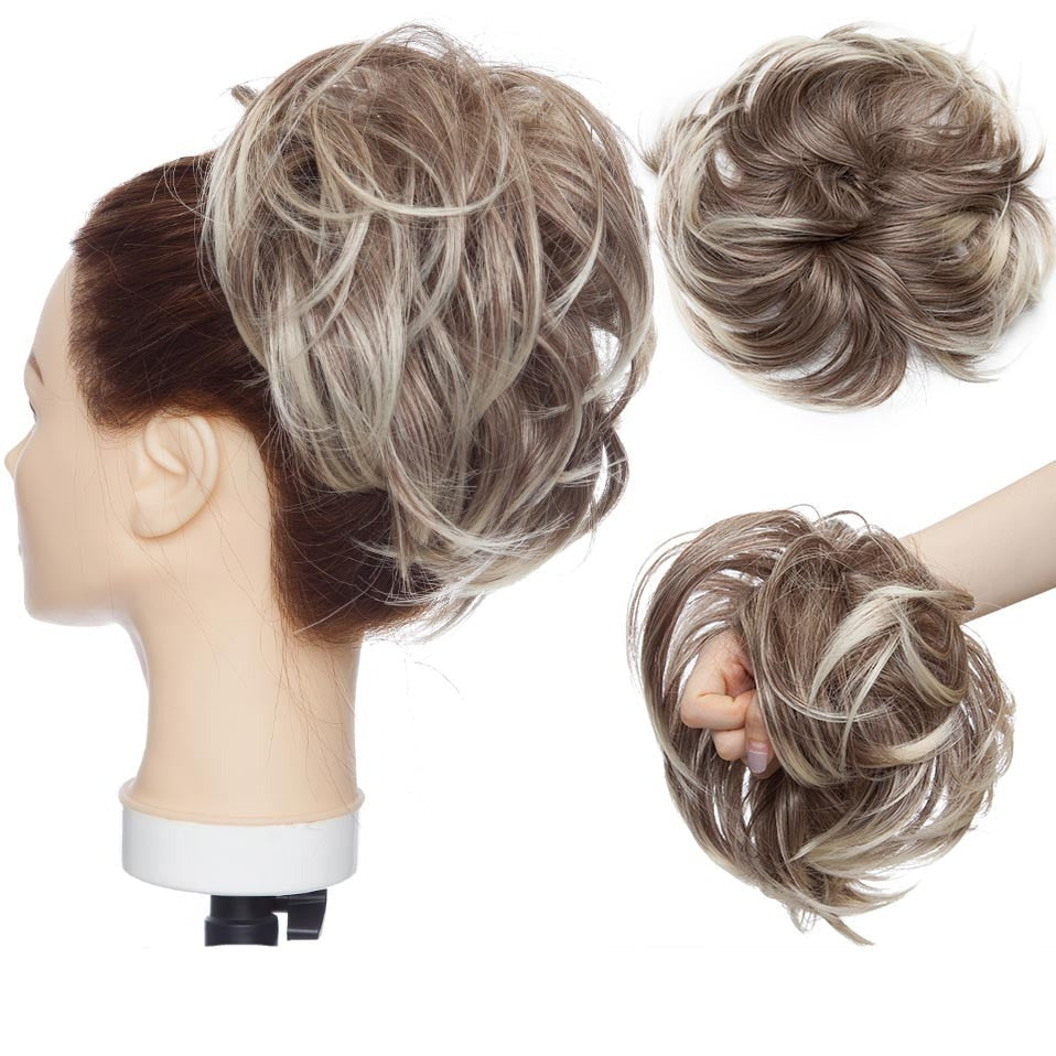 Coletero para cabello moño despeinado