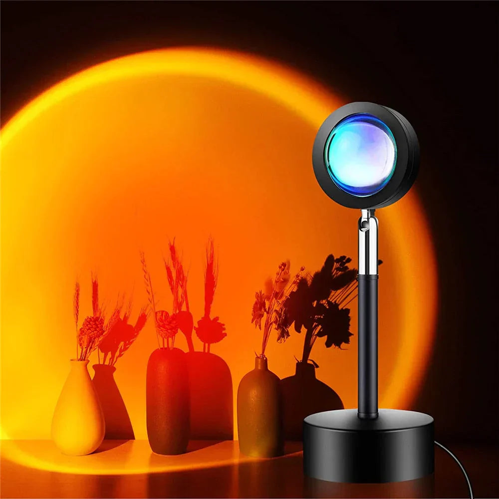 Lámpara de solpor con 4 cores - GlowSphere | Iluminación ambiental para cada espazo