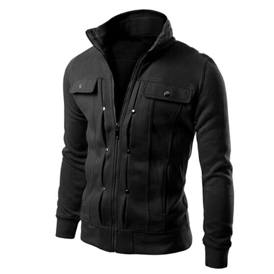 Herren Zip-Up Jacke | Stehkragenjacke  
