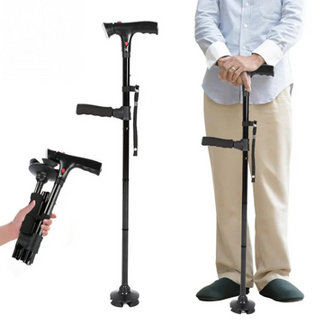 Movario – Ergonomische wandelstok – Lichtgewicht steun & stabiliteit