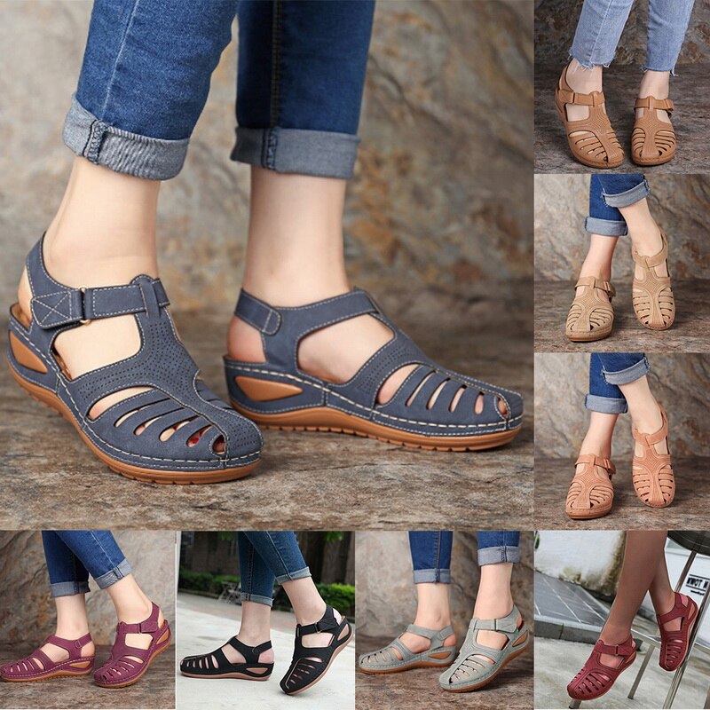 Dames sandalen – comfortabele pasvorm met open design en verstelbare band