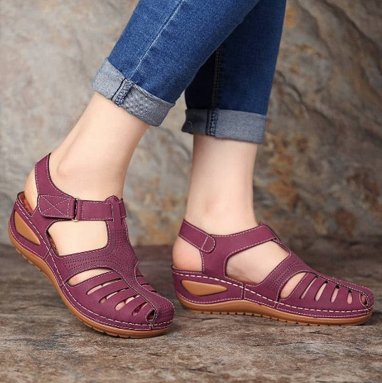 Dames sandalen – comfortabele pasvorm met open design en verstelbare band