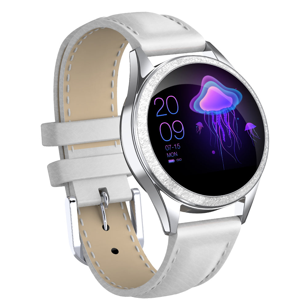 Smart Gold Dames Smartwatch – Stijlvol, Slim en Roestvrij Staal