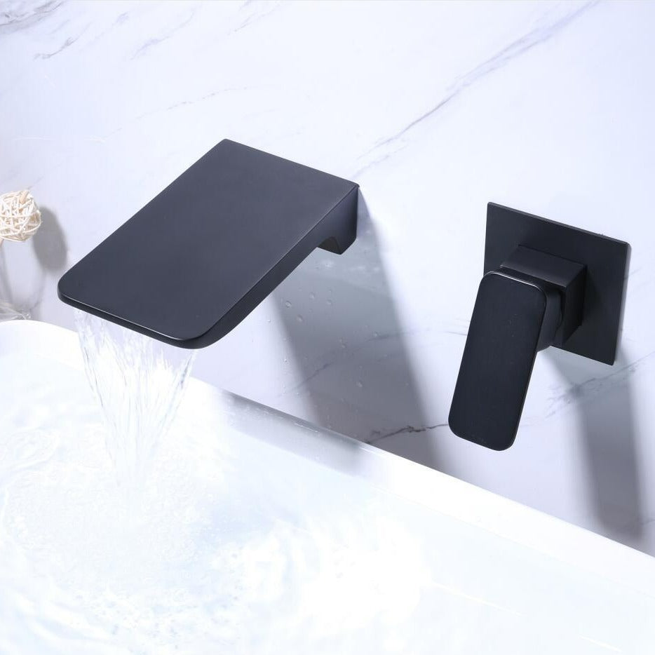 Fluxis – Sensor-Wandarmatur mit Wasserfallaustritt – Modernes Bad & Küche