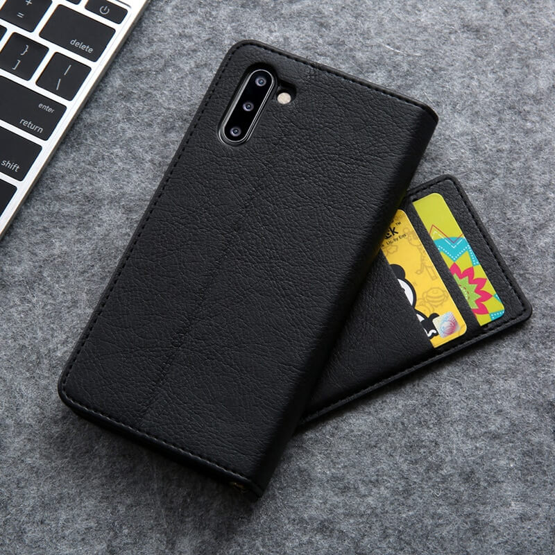 Magnetische Flip Leren Telefoon Beschermer