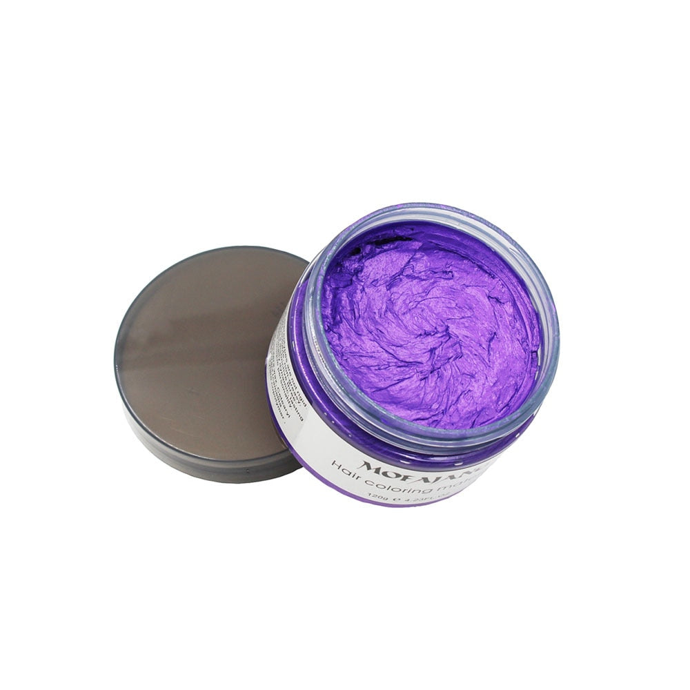 Haarkleur Wax Wateroplosbaar Plantenextracten Unisex