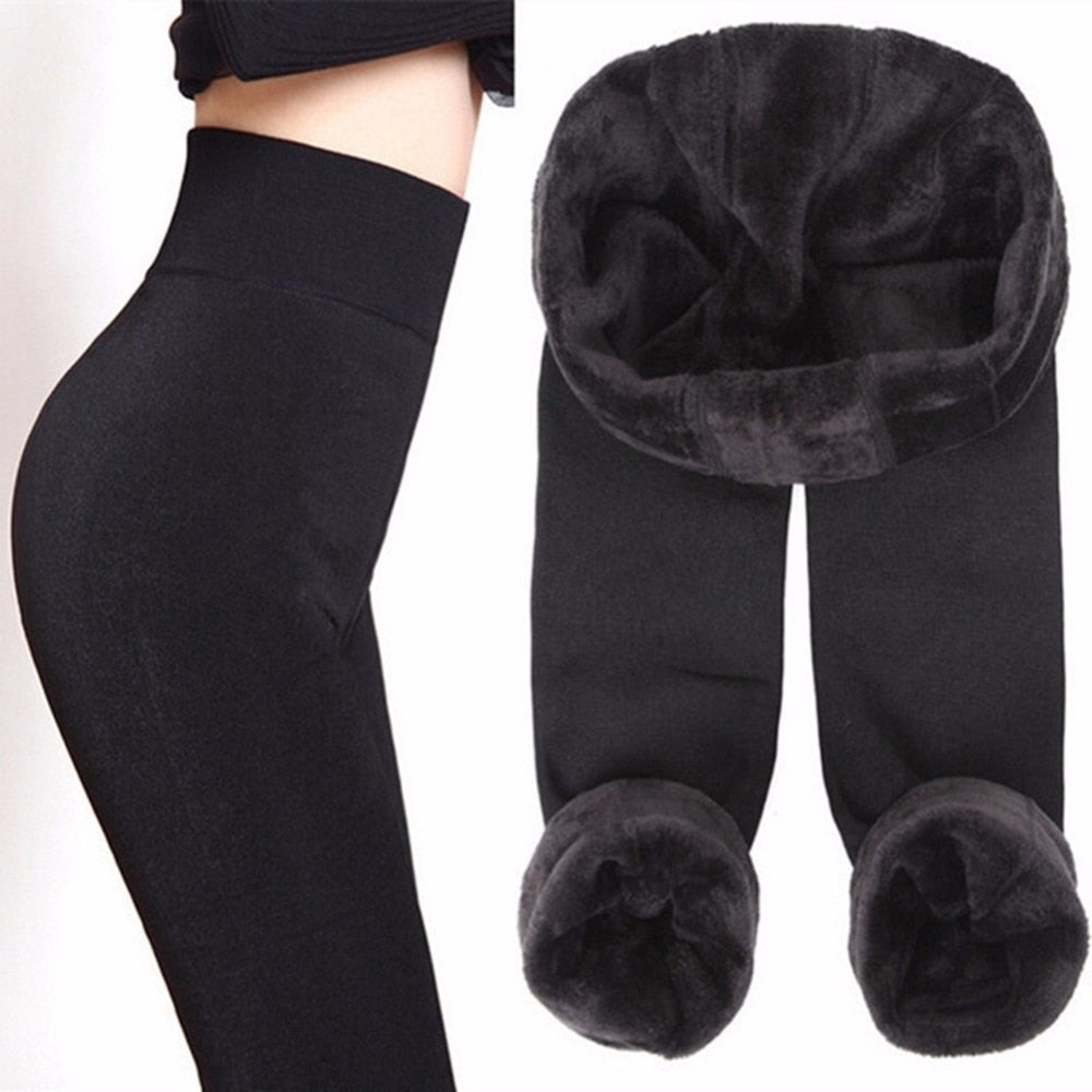 Dames winterlegging – warme binnenzijde met elastische pasvorm