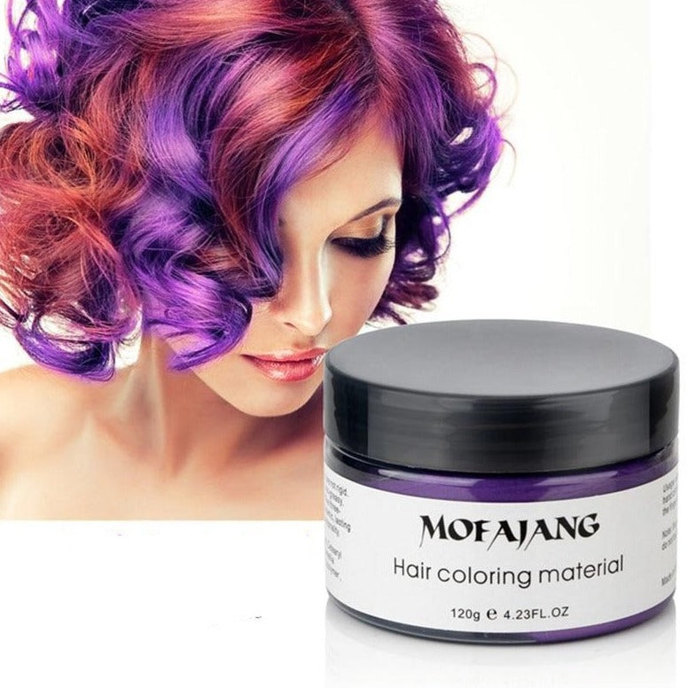 Haarkleur Wax Wateroplosbaar Plantenextracten Unisex