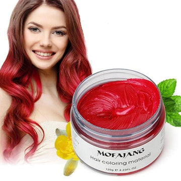 Haarkleur Wax Wateroplosbaar Plantenextracten Unisex
