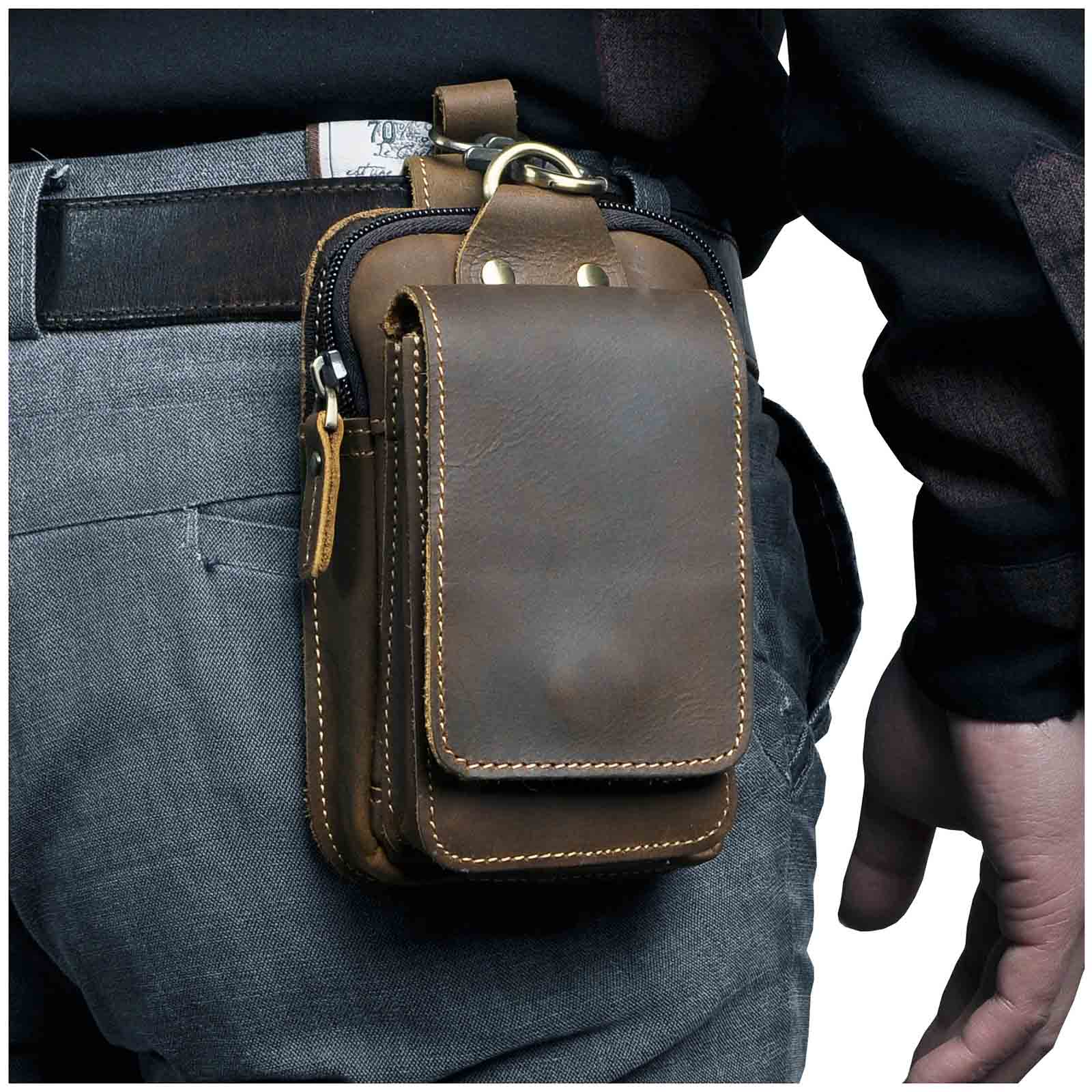 PU Lederen Heren Waist Bag