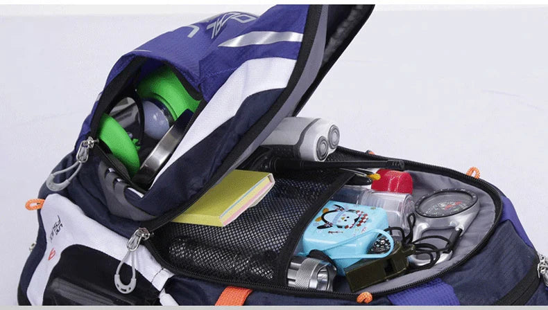 Fahrrad- & Wanderrucksack 18L – Inklusive 2L Wasserblase & Regenschutz