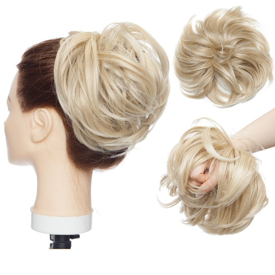 Coletero para cabello moño despeinado