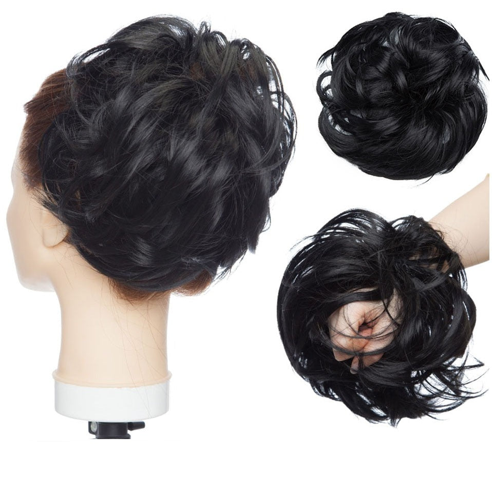 Coletero para cabello moño despeinado