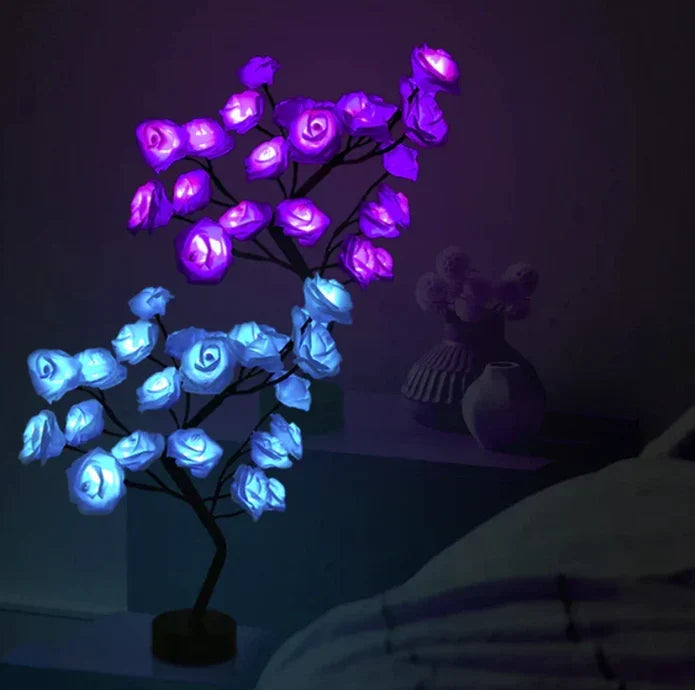 Handcrafted Floral Light Sculpture - Glowbloom 5