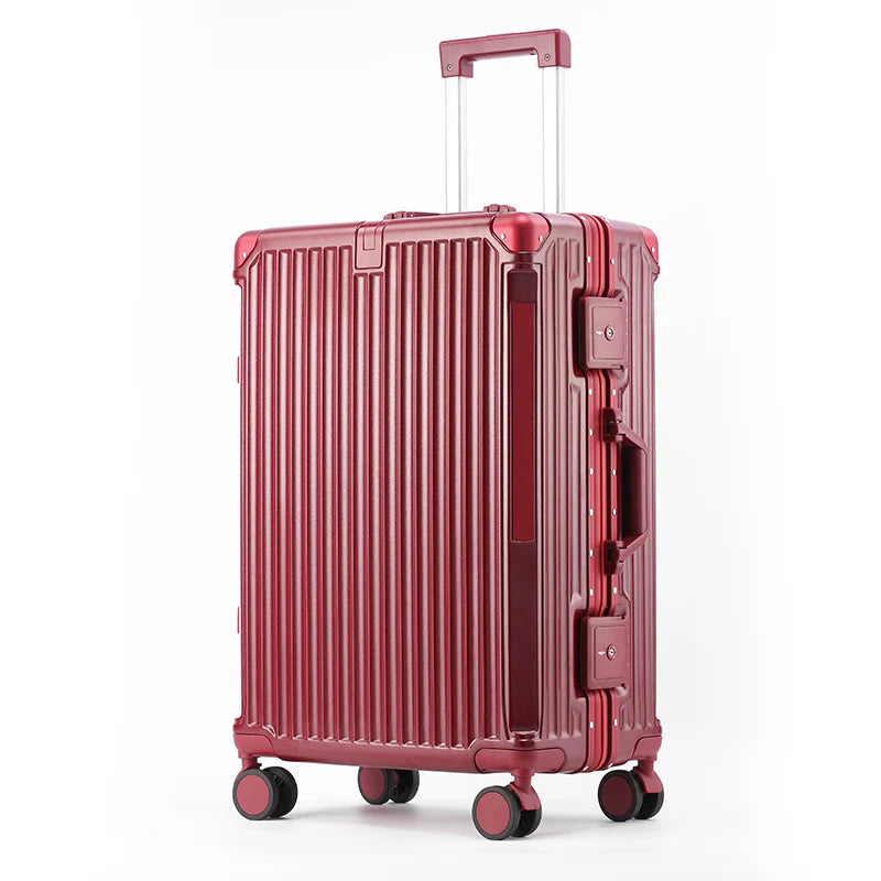 Hardcase Reiskoffer Met TSA-slot, Aluminium Frame En 360° Wielen Voor Comfortabel Reizen 0