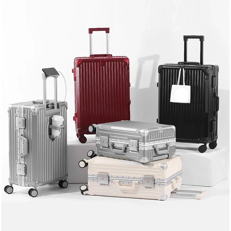 Hardcase Reiskoffer Met TSA-slot, Aluminium Frame En 360° Wielen Voor Comfortabel Reizen 1