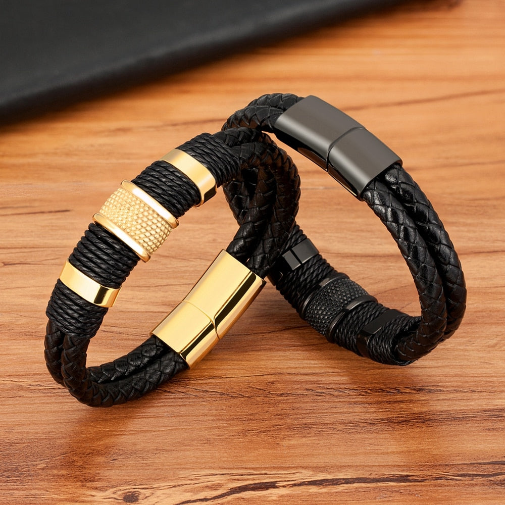 Geweven PU Leer Stijl Armband