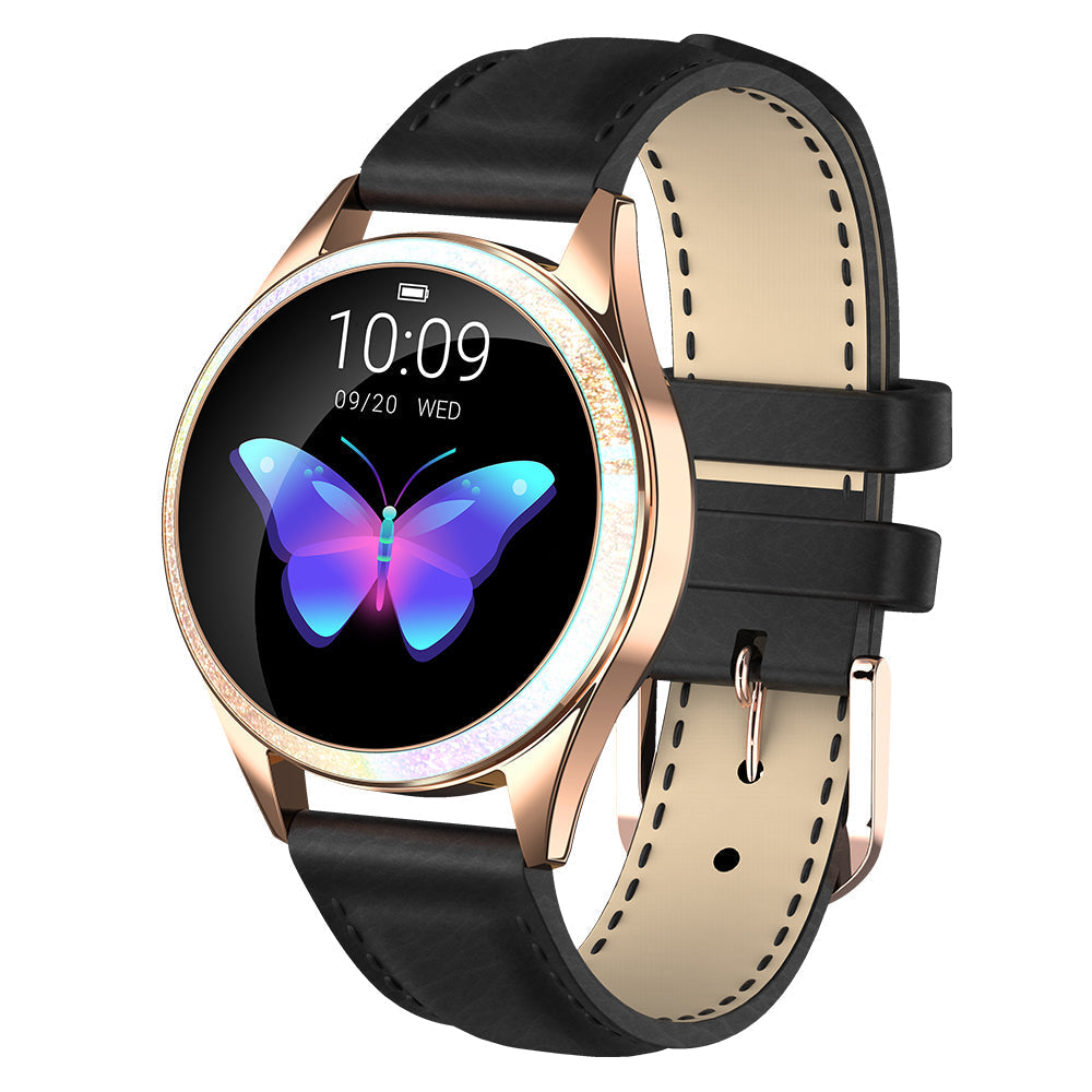 Smart Gold Dames Smartwatch – Stijlvol, Slim en Roestvrij Staal