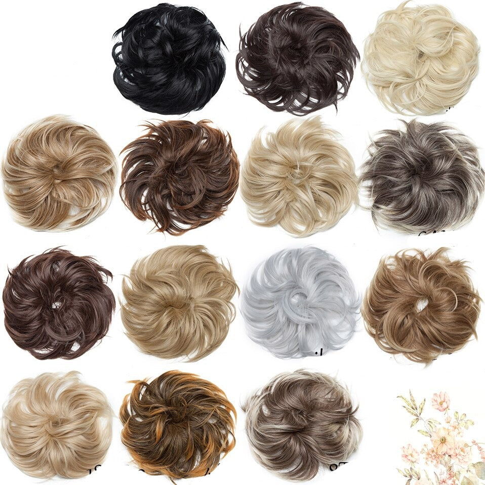 Coletero para cabello moño despeinado