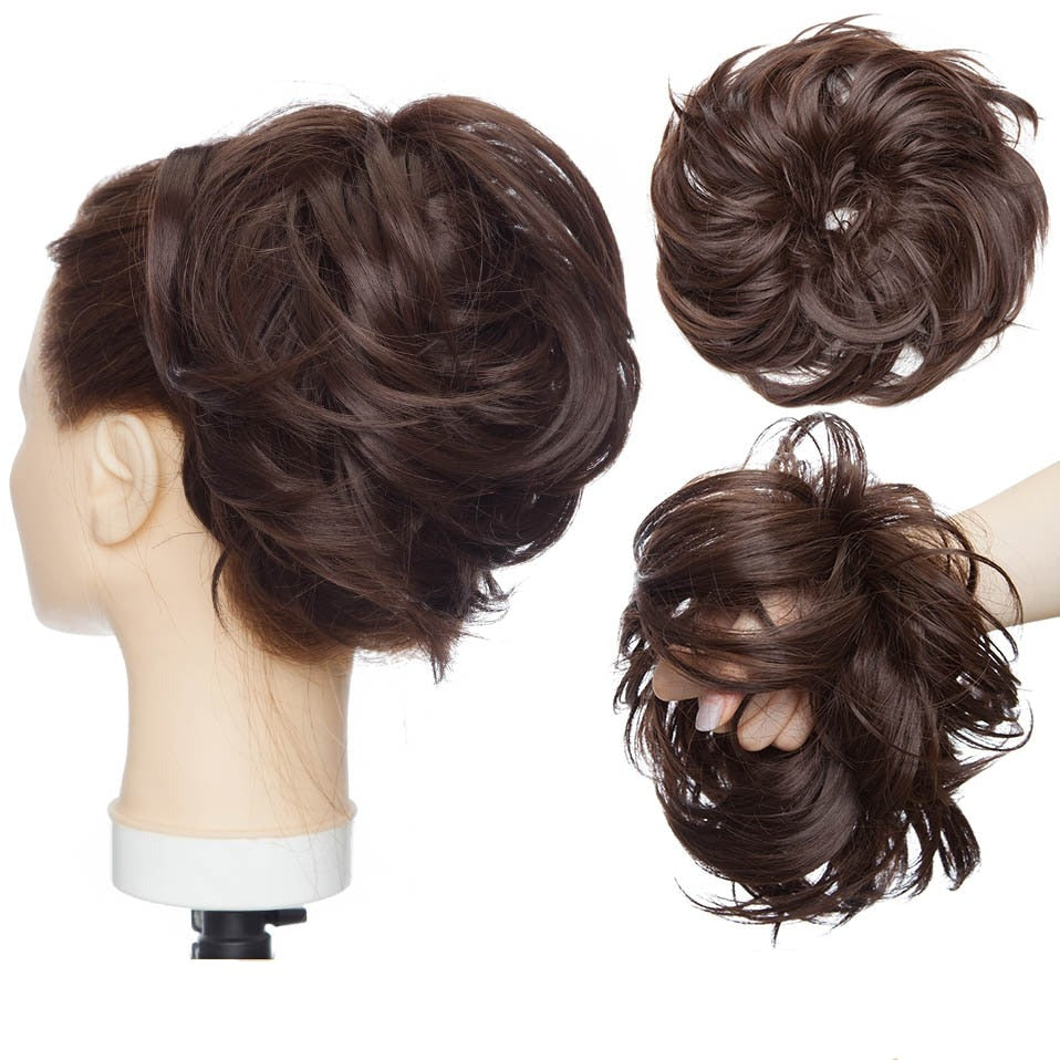 Coletero para cabello moño despeinado