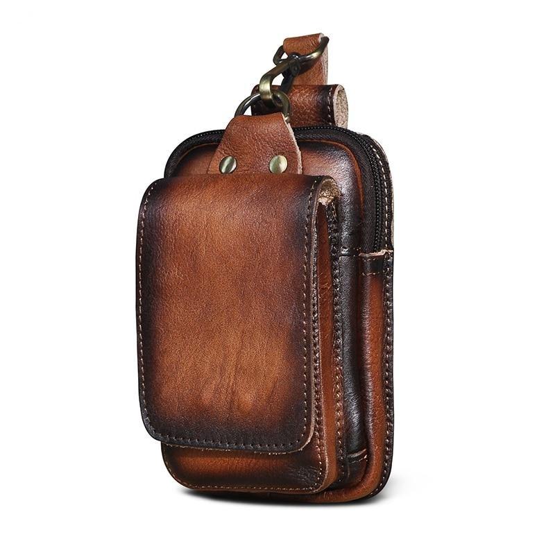 PU Lederen Heren Waist Bag