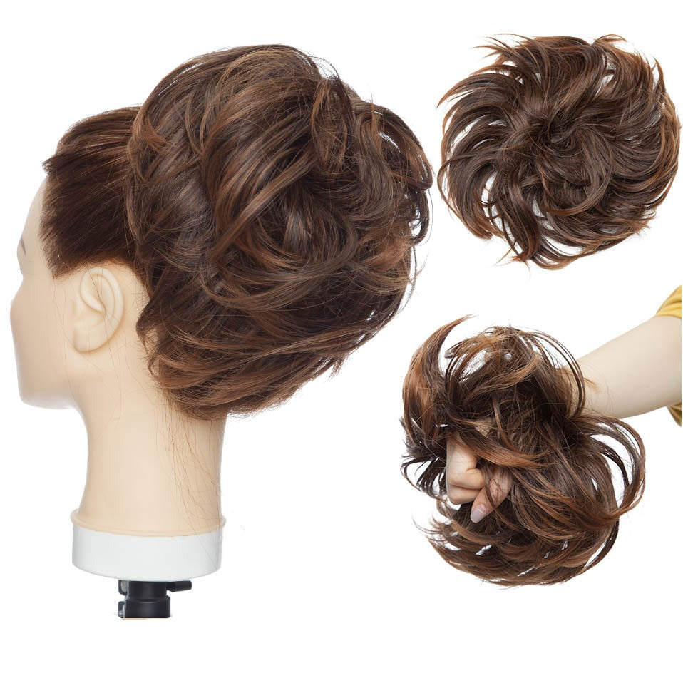 Coletero para cabello moño despeinado
