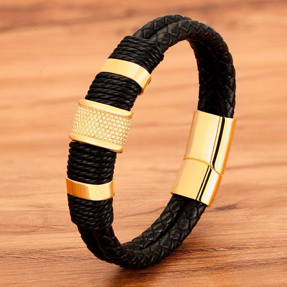 Geweven PU Leer Stijl Armband