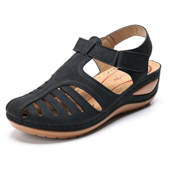 Dames sandalen – comfortabele pasvorm met open design en verstelbare band