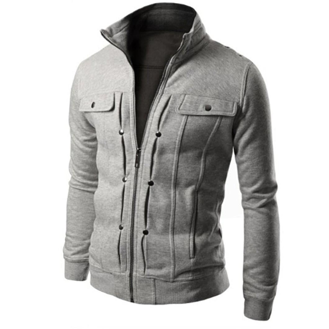 Herren Zip-Up Jacke | Stehkragenjacke  
