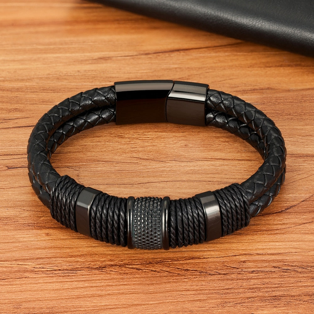 Geweven PU Leer Stijl Armband
