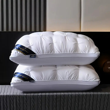 HealthySleep Luxe Nackenstützkissen – Hypoallergen, Maschinenwaschbar & Komfortabel für Tiefschlaf